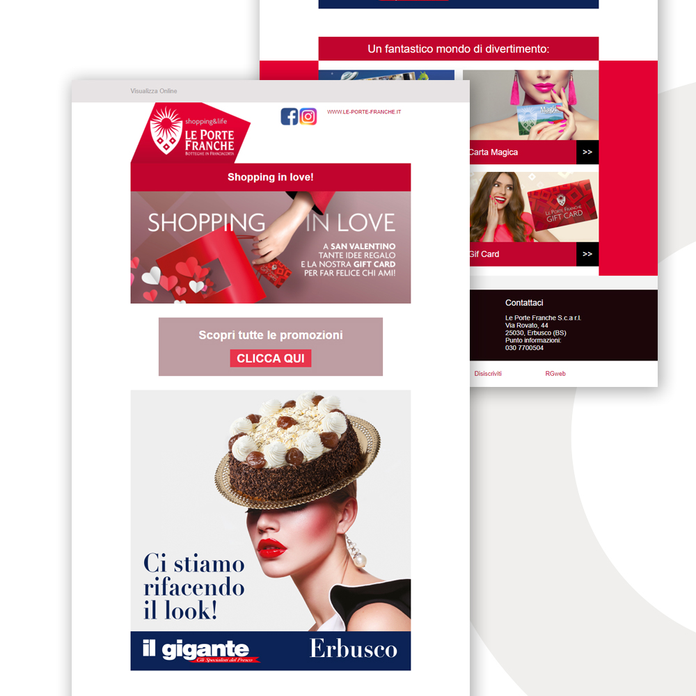Gestione newsletter Milano Lodi Crema Brescia - rgweb