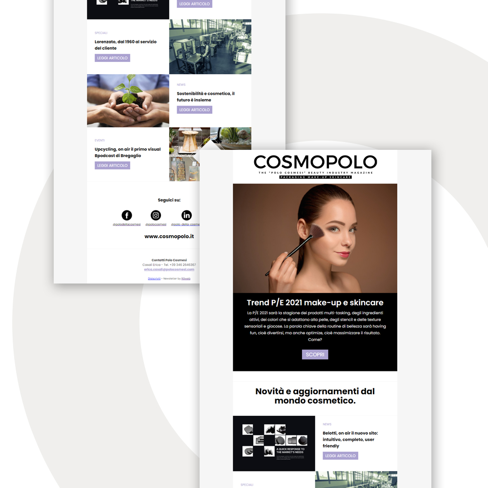 Gestione newsletter Milano Lodi Crema Brescia - rgweb