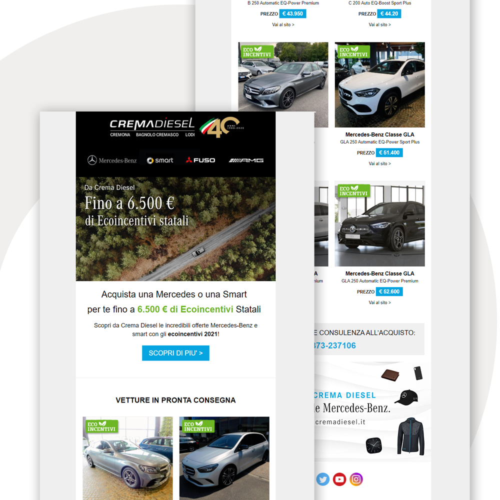 Gestione newsletter Milano Lodi Crema Brescia - rgweb