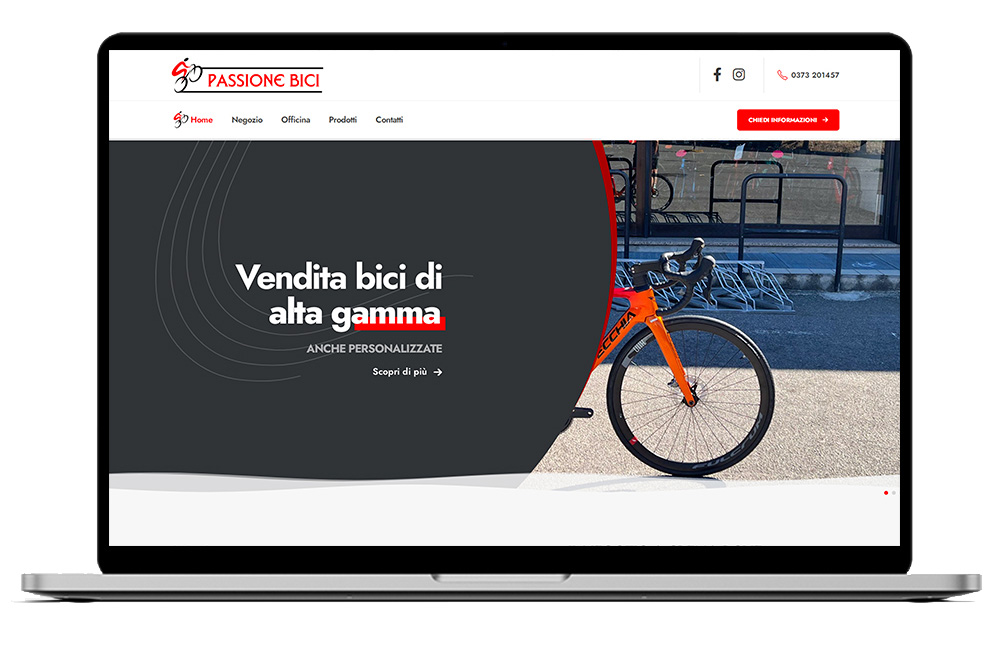 Passione Bici - sito vetrina